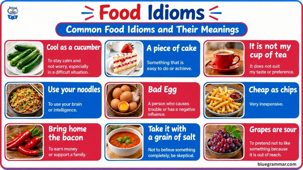 Food Idioms in English