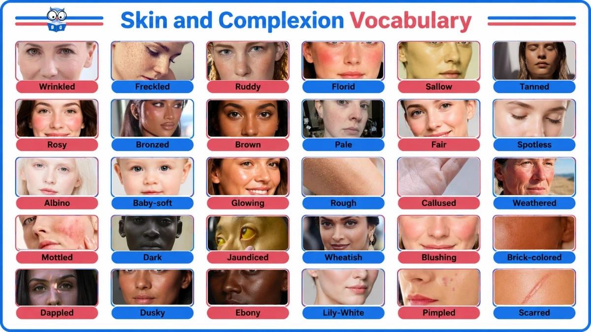 How to Describe Skin and Complexion in English