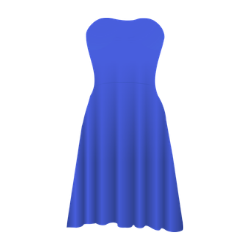 Strapless dress