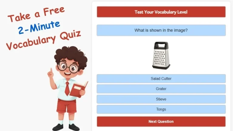 Vocabulary Quiz