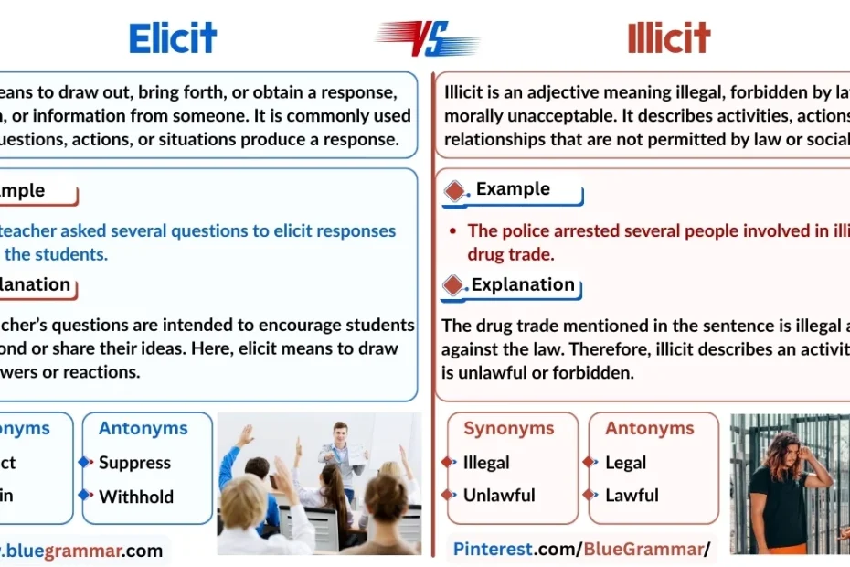 Elicit vs Illicit
