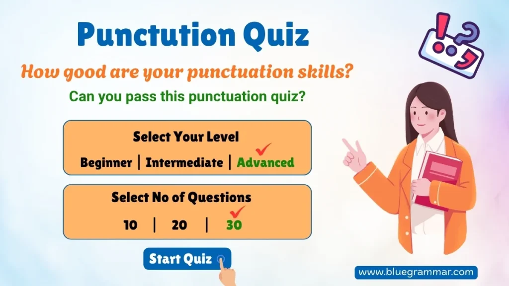Punctution Quiz for Students
